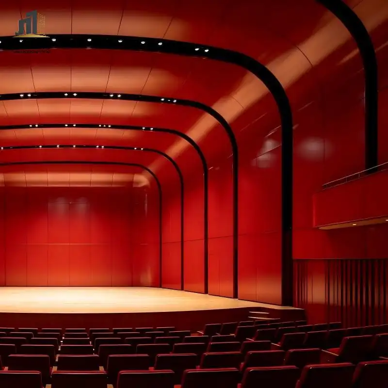 Curved honeycomb aluminum panel